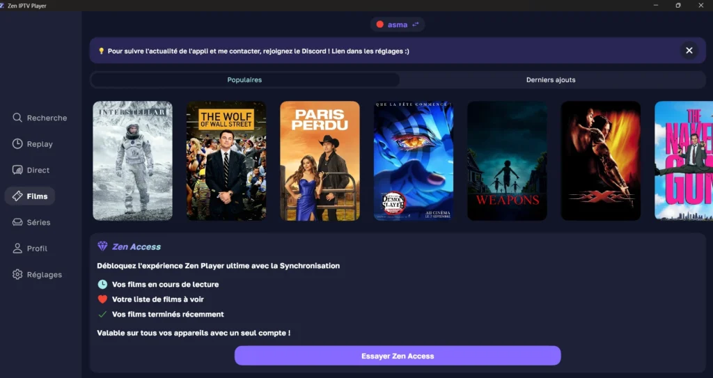 profiter des films et des séries