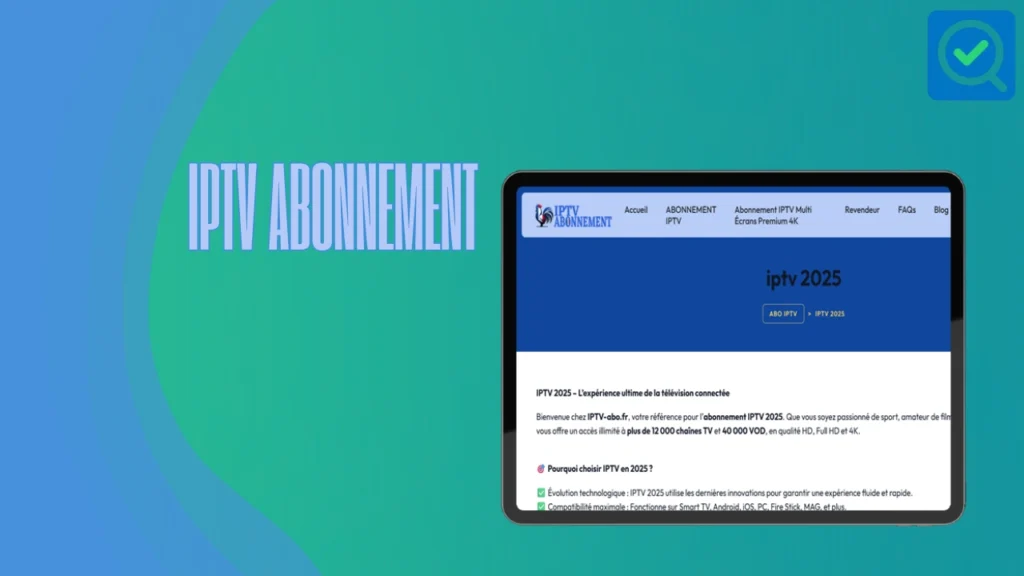 IPTV ABONNEMENT 
